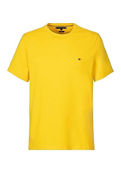 Tommy Hilfiger T-Shirt ESSENTIAL REG FIT SOLID TEE mit Stickerei und Rundha günstig online kaufen