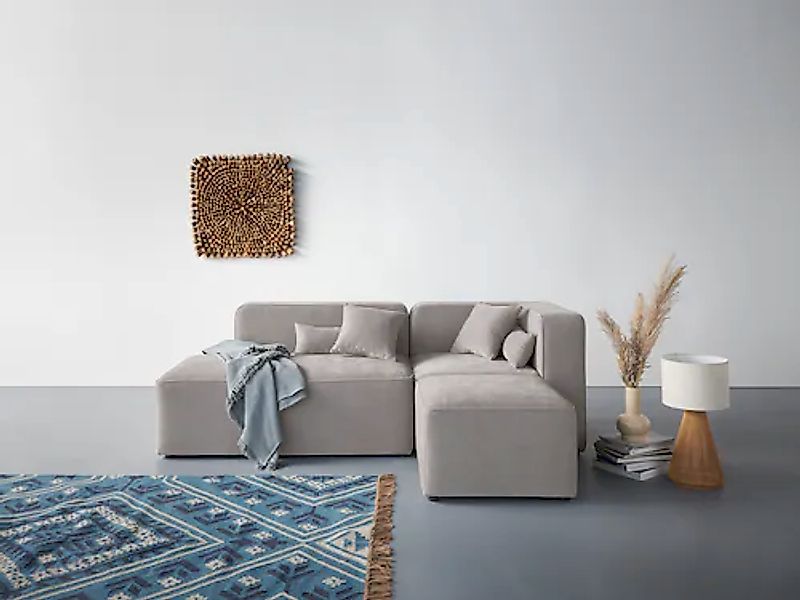 Home affaire Ecksofa »Sundstrup L-Form« Modulserie, individuelle Zusammenst günstig online kaufen