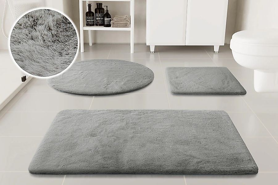 OTTO home Badematte "Lennja" Höhe 25 mm rutschhemmend beschichtet fußbodenh günstig online kaufen