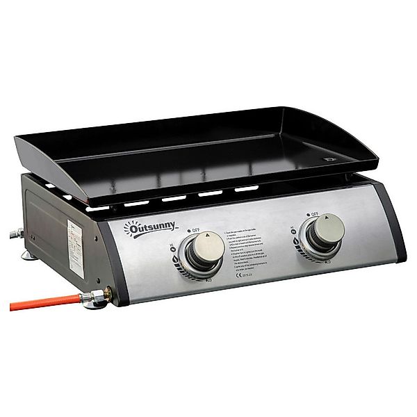 Outsunny Gasgrill Stahl B/H/L: ca. 46x21x48,5 cm günstig online kaufen