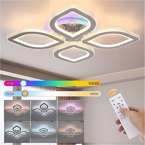 oyajia Deckenleuchte 32W Deckenleuchte mit RGB günstig online kaufen