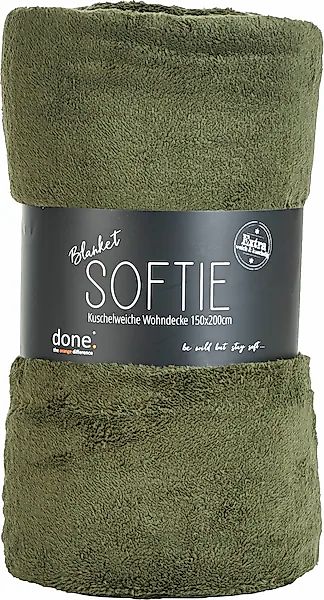 done.® Wohndecke »Softie«, Extra weiche Wohndecke aus softigem Teddy-Stoff, günstig online kaufen