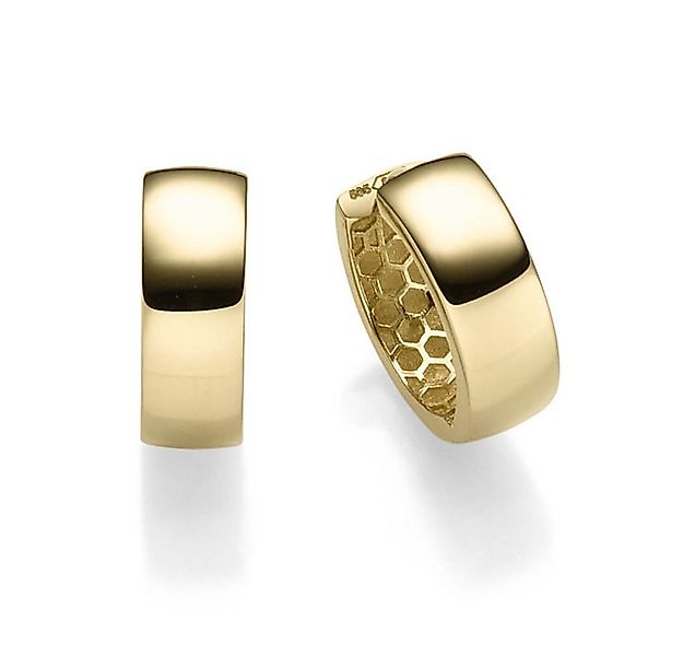 Schmuck Krone Paar Creolen Paar Creolen 5x14,5mm aus 585 Gelbgold glänzend günstig online kaufen