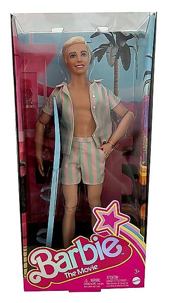 Barbie Stehpuppe Barbie The Movie, Puppe Ken mit Shirt, Shorts, Surfbrett M günstig online kaufen