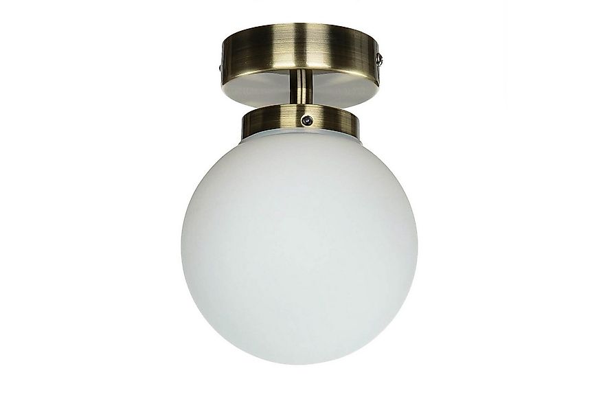 Licht-Erlebnisse Deckenleuchte TOHO, ohne Leuchtmittel, Badlampe Decke in M günstig online kaufen