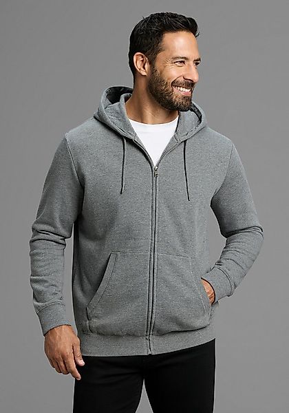 Man's World Kapuzensweatjacke mit Taschen günstig online kaufen