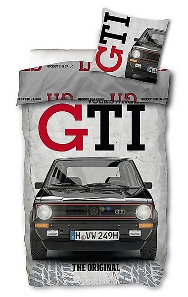 SkyBrands Bettwäsche VW Golf 1 GTI - Legende - Bettwäsche-Set, Volkswagen 1 günstig online kaufen