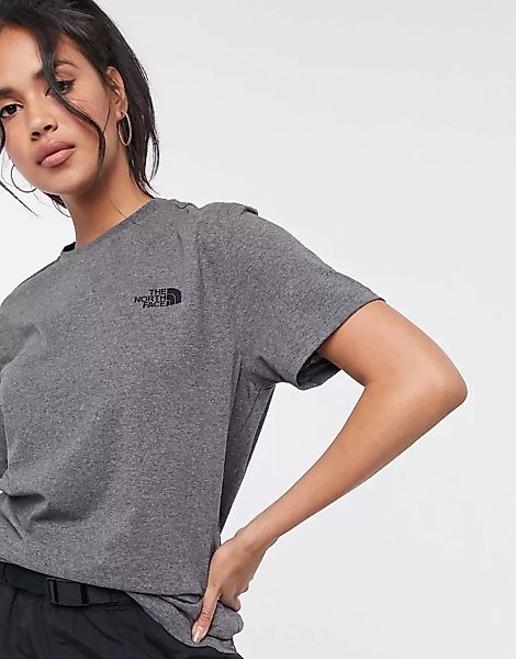 The North Face – Simple Dome – Graues T-Shirt günstig online kaufen