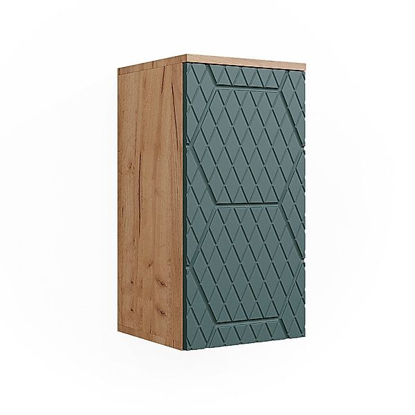 Vicco Hängeschrank Irma, Goldkraft Eiche/Grün, 30 günstig online kaufen
