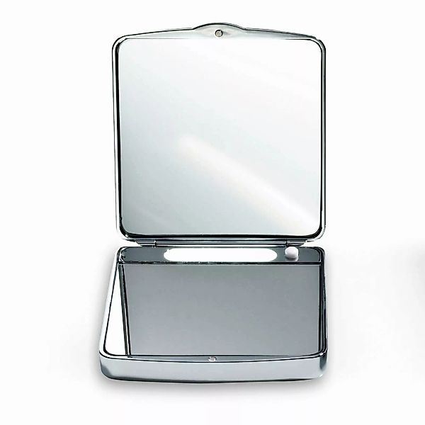 Decor Walther - TS 1 Taschenkosmetikspiegel - chrom/LxBxH 10x9,5x2,5cm/7-fa günstig online kaufen