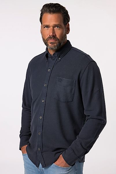 JP1880 Businesshemd Piqué-Hemd Langarm acid washed günstig online kaufen