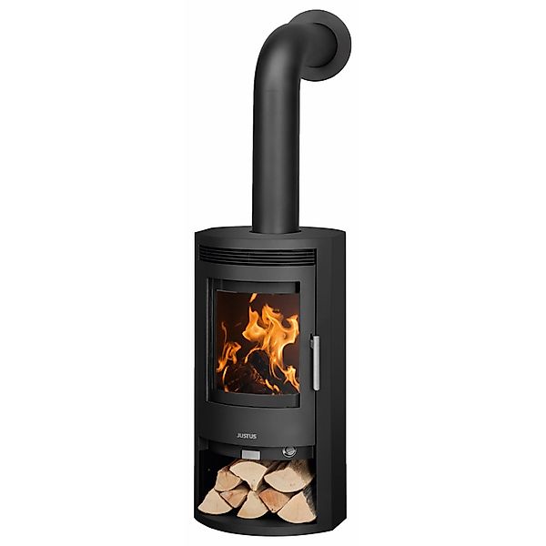 Justus Baltrum 2.0 Kaminofen Baltrum D 2.0 Stahl Schwarz 5,5 kW mit Automat günstig online kaufen