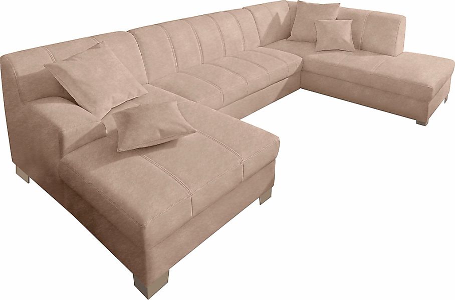 DOMO collection Wohnlandschaft "Turah moderne Steppung, incl. Zierkissen, a günstig online kaufen