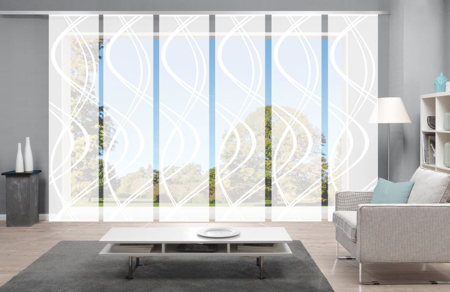 HOME WOHNIDEEN Schiebegardine "TIBERIO 6er SET" Paneelwagen 6 Stk. tlg. Sch günstig online kaufen