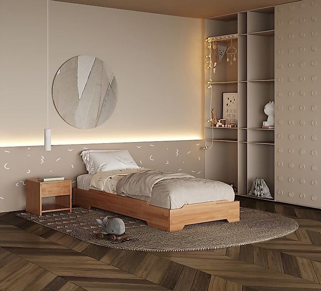 Krok Wood Massivholzbett Emily (stapelbar) in günstig online kaufen