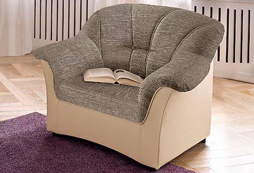 DOMO collection Sessel »Flores« wahlweise mit Federkern (nicht bei Microfas günstig online kaufen