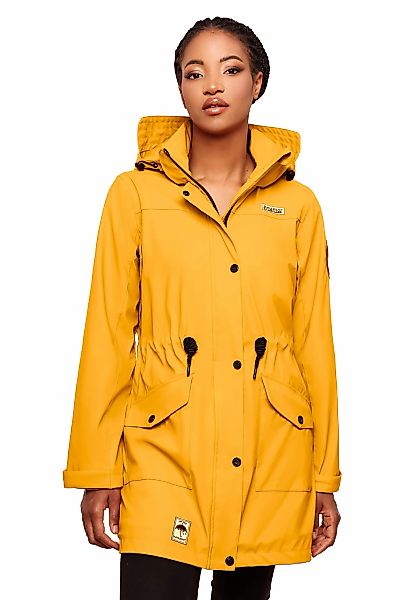 Navahoo Outdoorjacke "Deike", mit Kapuze, modischer Damen Outdoor Regenmant günstig online kaufen