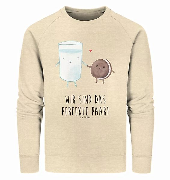 Mr. & Mrs. Panda Longpullover Größe L Milch Keks - Natural Raw - Geschenk, günstig online kaufen