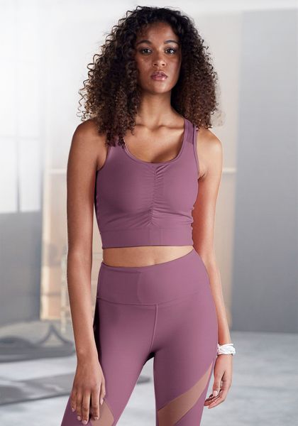 LASCANA ACTIVE Crop-Top mit Raffung und günstig online kaufen