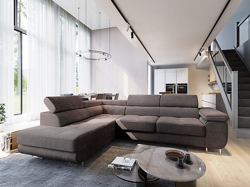 Masseno Ecksofa APIRO mit Schlaffunktion L-Form, günstig online kaufen