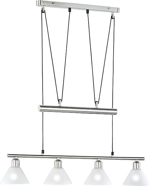 TRIO Leuchten Pendelleuchte Stamina, Seilzugmechanismus, ohne Leuchtmittel, günstig online kaufen
