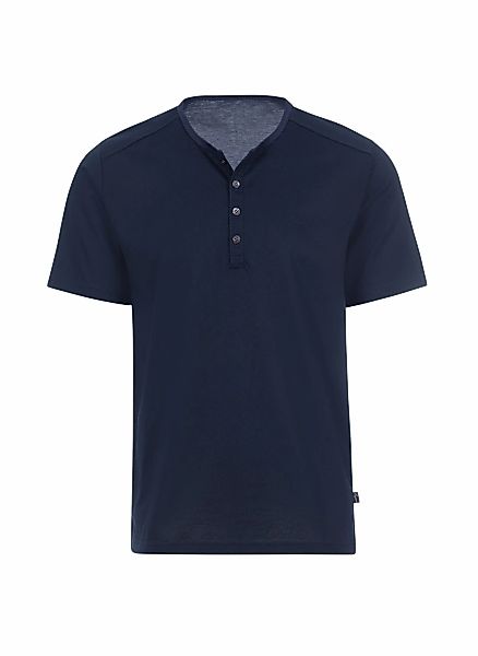 Trigema T-Shirt "TRIGEMA T-Shirt mit Knopfleiste DELUXE Baumwolle", (1 tlg. günstig online kaufen