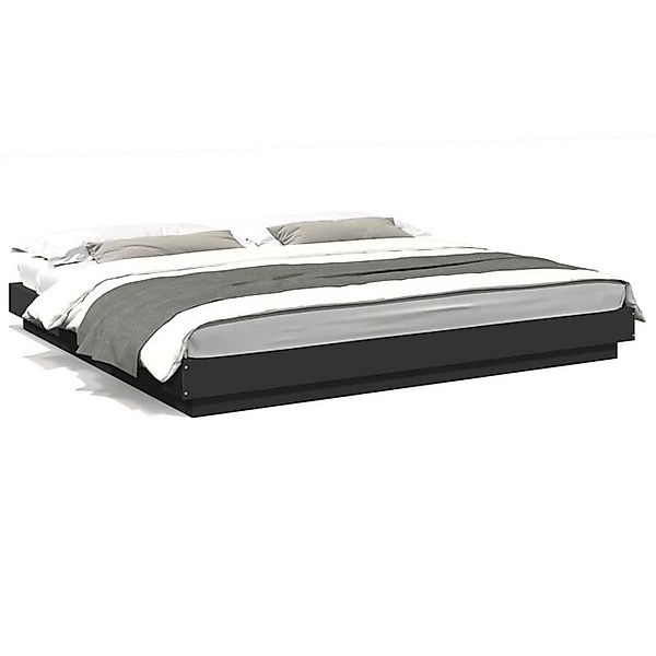 vidaXL Bettgestell, Bettrahmen Grau Sonoma 180x200 cm Holzwerkstoff günstig online kaufen