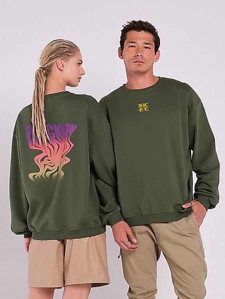 Rockupy Sweatshirt Unisex in Khaki Callista aus 100% Baumwolle günstig online kaufen