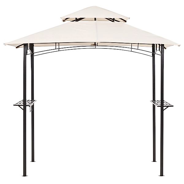 Beliani Pavillon NARO Beige Schwarz 185x121x245 günstig online kaufen
