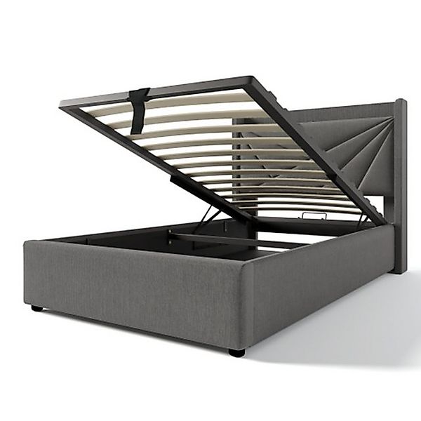 XDeer Polsterbett Polsterbett Einzelbett Stauraum Bettkasten mit USB Typ C günstig online kaufen