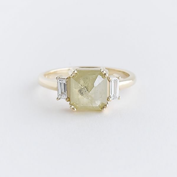 Goldener Ring Mit Gelbem Salt And Pepper Diamanten Yasmin günstig online kaufen