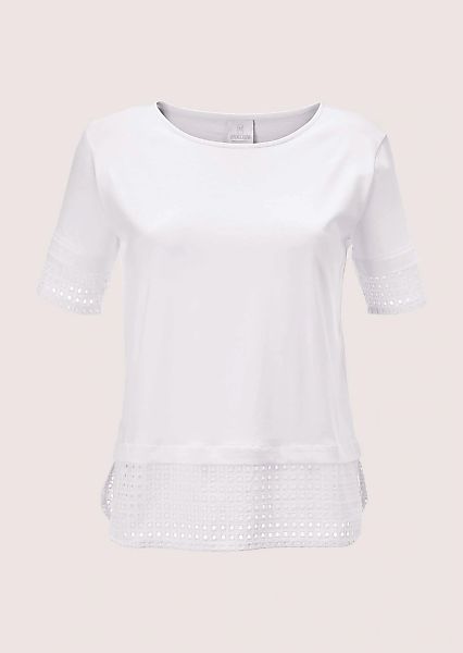 MADELEINE Kurzarmshirt "Shirt Shirt mit Madeira-Spitze" günstig online kaufen