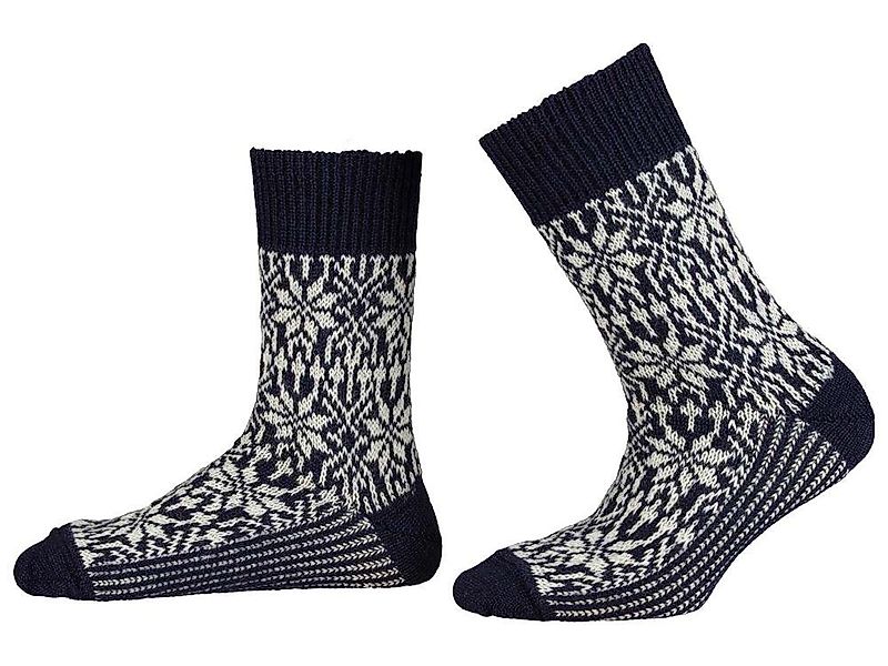 Hirsch Natur Socken Hirsch Natur Unisex-Wollsocken 'Norweger Sternenmu günstig online kaufen