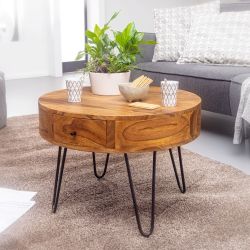 lovingHome® Couchtisch Couchtisch 2 Schubladen Palisander günstig online kaufen