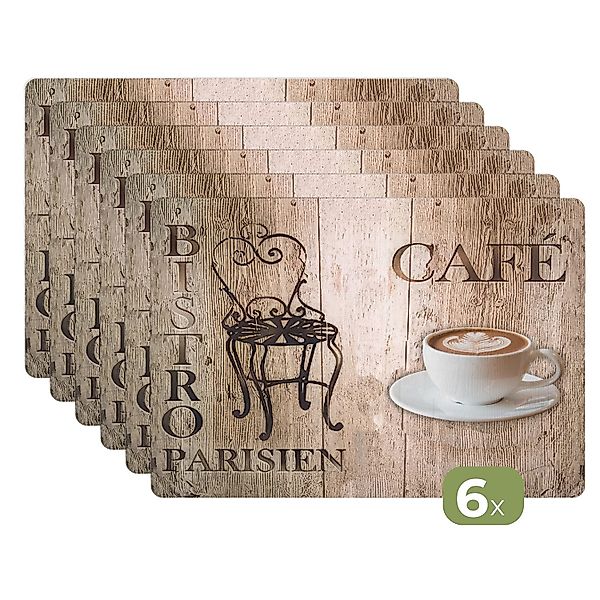 MuchoWow Platzset Bistro Parisien - Café günstig online kaufen