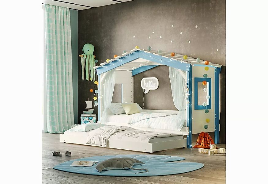 bibex Kinderbett DOLCE NIDO Kinderbett, Spielbett, Jugendbett, Spielhaus, W günstig online kaufen