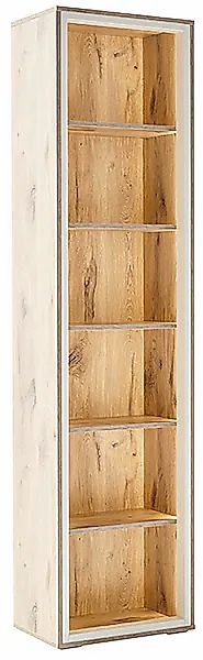MCA furniture Vitrine »SANTERNO«, 6 Fächer, Regal, Korpus Beleuchtungsrahme günstig online kaufen