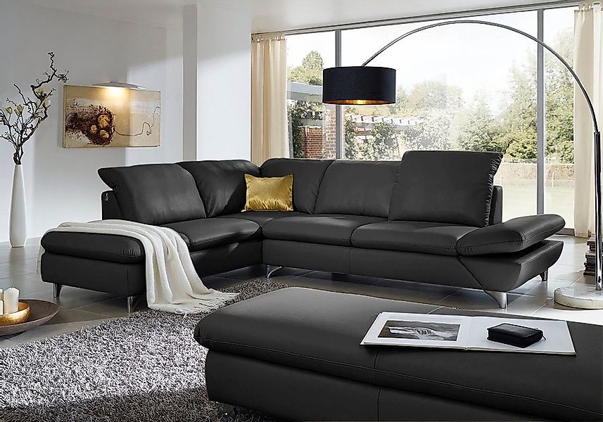 W.SCHILLIG Ecksofa "taoo, elegant und zeitlos, bequem, L-Form", mit Sitzief günstig online kaufen
