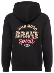 Zwillingsherz Kapuzensweatjacke Zwillingsherz Hoodiejacke "Brave Spirit" günstig online kaufen