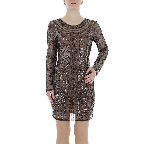 Ital-Design Partykleid Damen Party & Clubwear Pencil (86365303) Pailletten günstig online kaufen