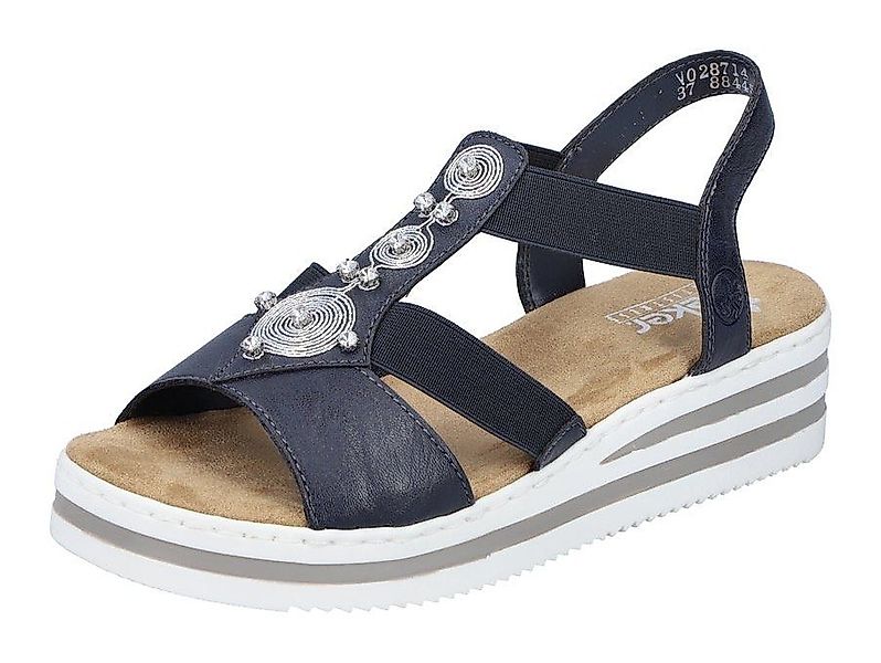Rieker Riemchensandale, Sommerschuh, Sandalette, Keilabsatz, mit günstig online kaufen