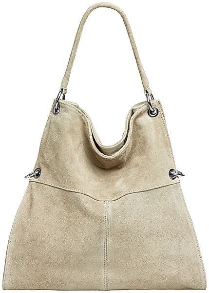 Caspar Schultertasche Große Vintage Damen Leder günstig online kaufen