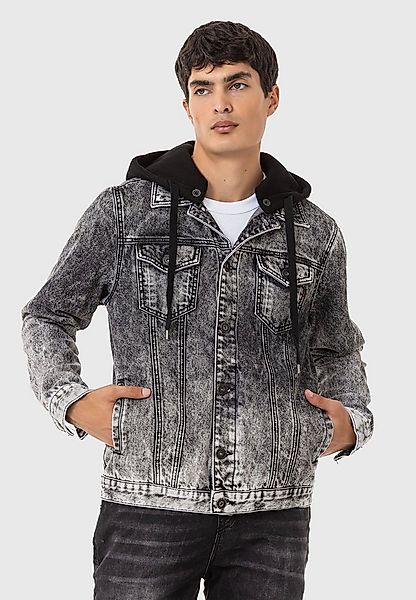 Cipo & Baxx Jeansjacke Jacke im Washed-Look günstig online kaufen