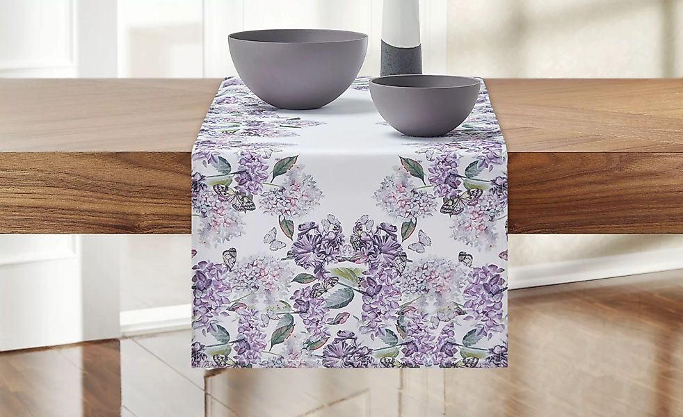 Tischläufer - lila/violett - 100% Polyester - 40 cm - Sconto günstig online kaufen