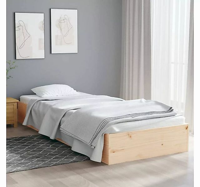 furnicato Bett Massivholzbett 75x190 cm günstig online kaufen