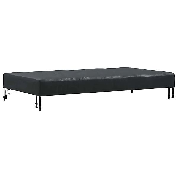 vidaXL Tischdecken Uni Schwarz 102 x 202 x 15 cm Stoff 4106102 günstig online kaufen