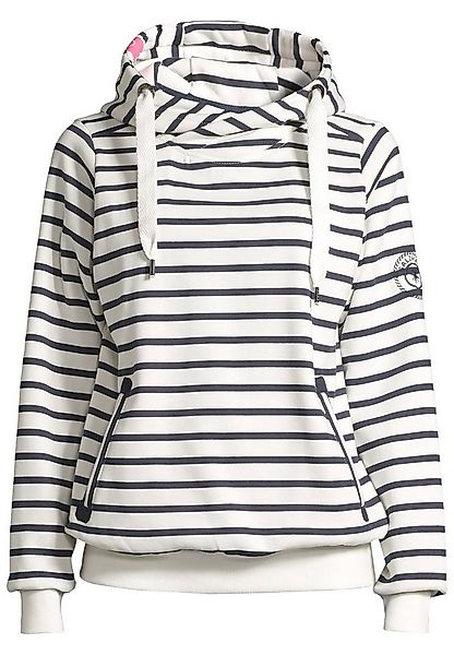 salzhaut Hoodie SÜNN - RINGEL Damen Tailliert Damen Kapuzenjacke– lässig, f günstig online kaufen