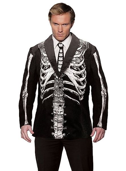 Underwraps Kostüm Skelett Jackett - Halloween Kostüm Herren, Anzugjacke mit günstig online kaufen