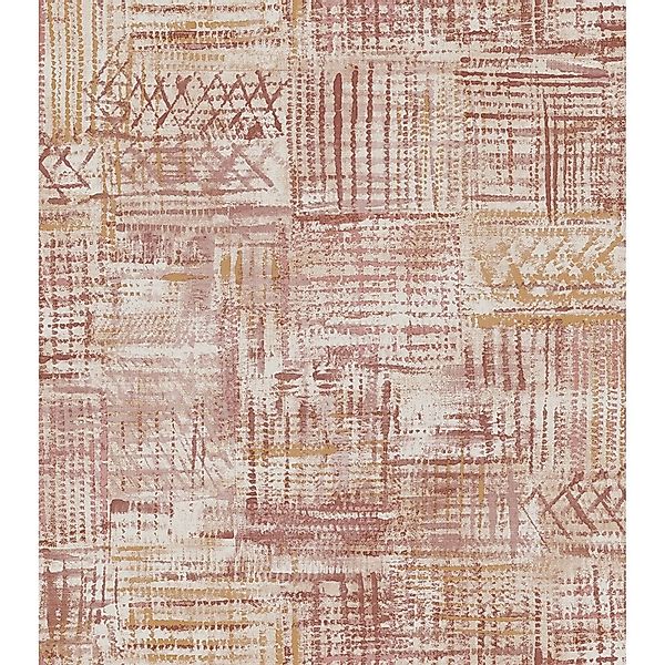 Sanders & Sanders Tapete Grafisches Motiv Terrakotta 53 Cm X 1005 M 640754 günstig online kaufen