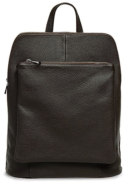 Caspar Cityrucksack Damen Leder Backpack Schultertasche günstig online kaufen